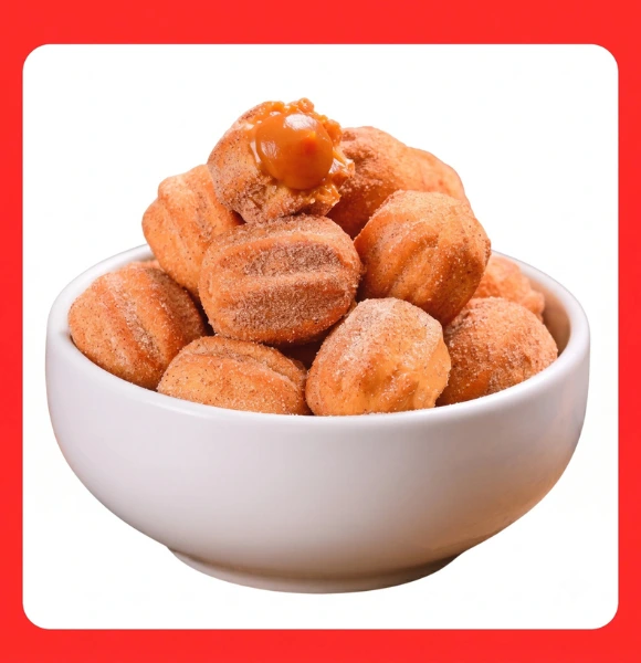 Salgados Vinhedo - 50 Mini churros doce de leite